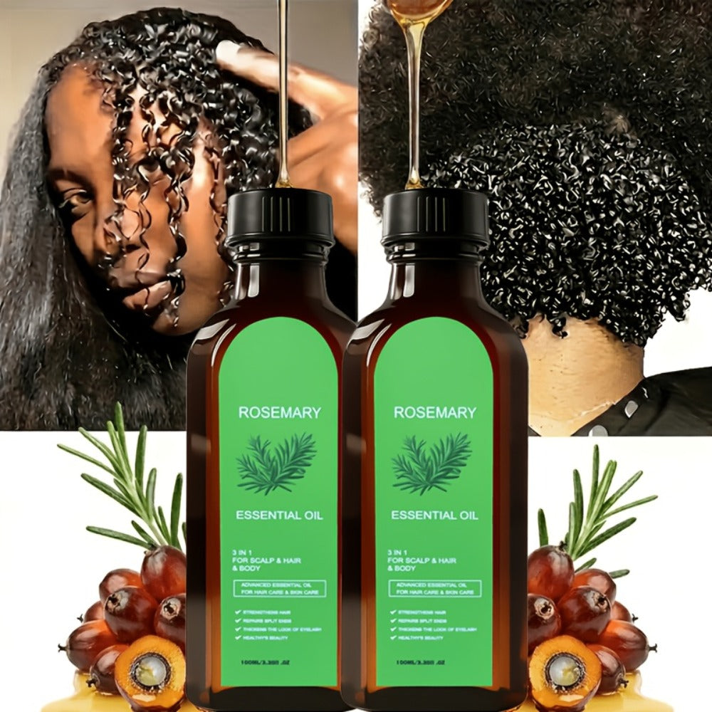 Rosemary Biotin Argan & Batana Hair Oil Spray Multi-Pack — Deep Moisturizing, Scalp Nourishing, Damage Repair & Shine Enhancing Leave-In Treatment for Dry Damaged Hair, All Hair Ty - product image