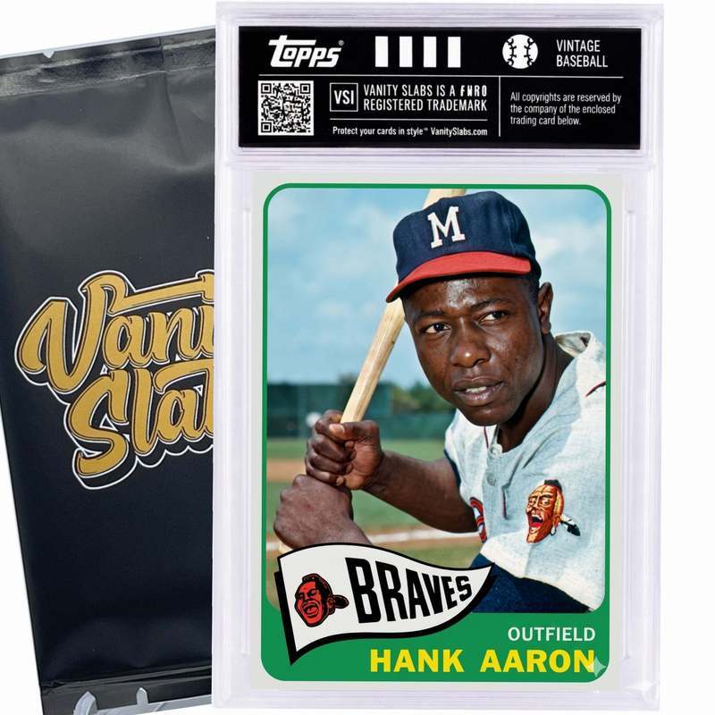 Vintage Baseball Card Mystery Slab 1965 Topps | 598-Card Set Chase | 1 Random Authentic Card Encased in Vanity Slab | Mickey Mantle, Willie Mays & Hall of - product image 3