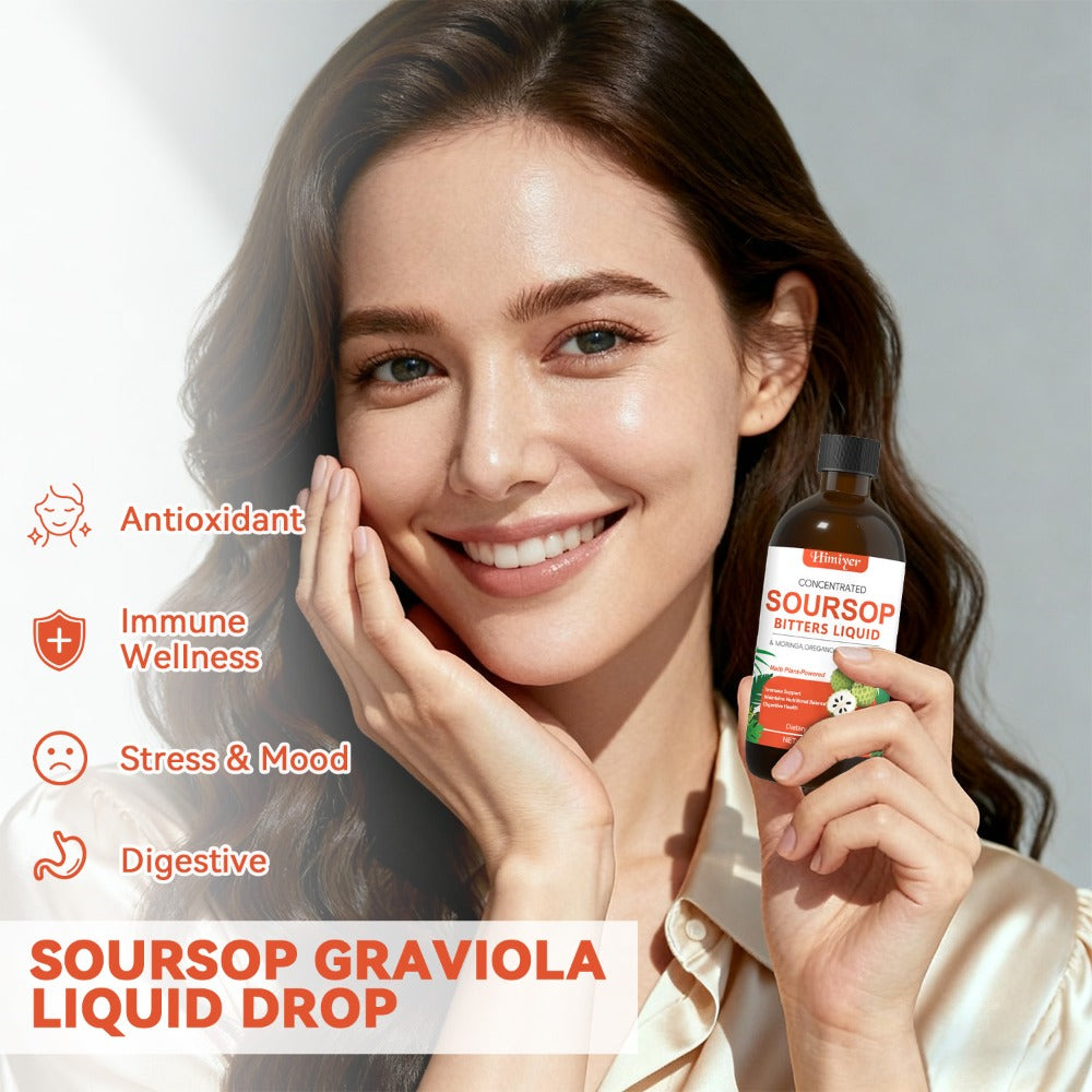 Soursop Bitters Liquid Herbal Supplement – Gut Health Support with Moringa, Oregano & Ashwagandha | Sugar-Free Vegan Formula for Sensitive Stomachs & Vitality | ShopVora UK - product image 6