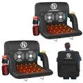Heated Stadium Seat with Massage | 3-Level Heat & 6 Modes