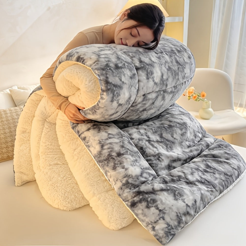 Moire Pattern Flannel Blanket – 200-250gsm Thick Plush Reversible Throw for Sofa & Bed, Soft Cozy Microfiber, 5 Colors, 4 Sizes - product image 5