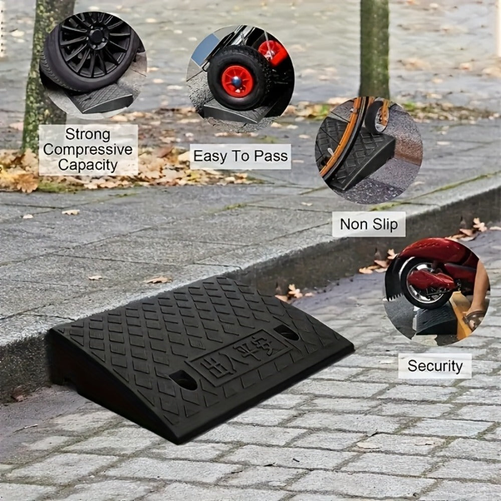 Curb Ramp Heavy Duty Plastic 3000 lb Portable Lightweight for Car SUV Motorcycle Bike Wheelchair Scooter Driveway Sidewalk Loading Dock Garage Outdoor Use Mobility Aid Ramp 2/4 Pac - product image 12