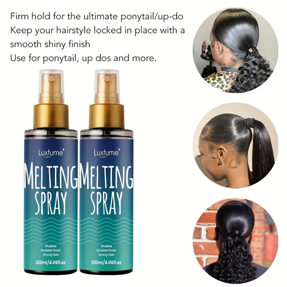 Invisible Hold Hairspray for Women 120ml Melting Spray – Flyaway Control, Frizz Tamer, Long-Lasting Natural Finish, Light Hold Hair Spray for All Hair Types, Daily Styling & Travel - product image 4
