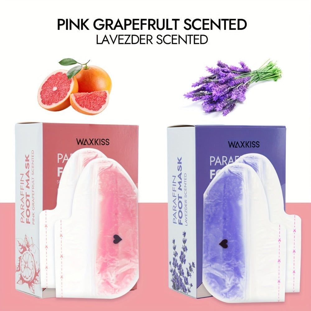 Paraffin Wax Hand & Foot Mask Deep Moisturizing Beauty Treatment – Smooth Soft Skin, Pink Grapefruit & Lavender Scents, Long-Lasting Stone Wax Formula, Home Spa Gift Set for Women - product image 12