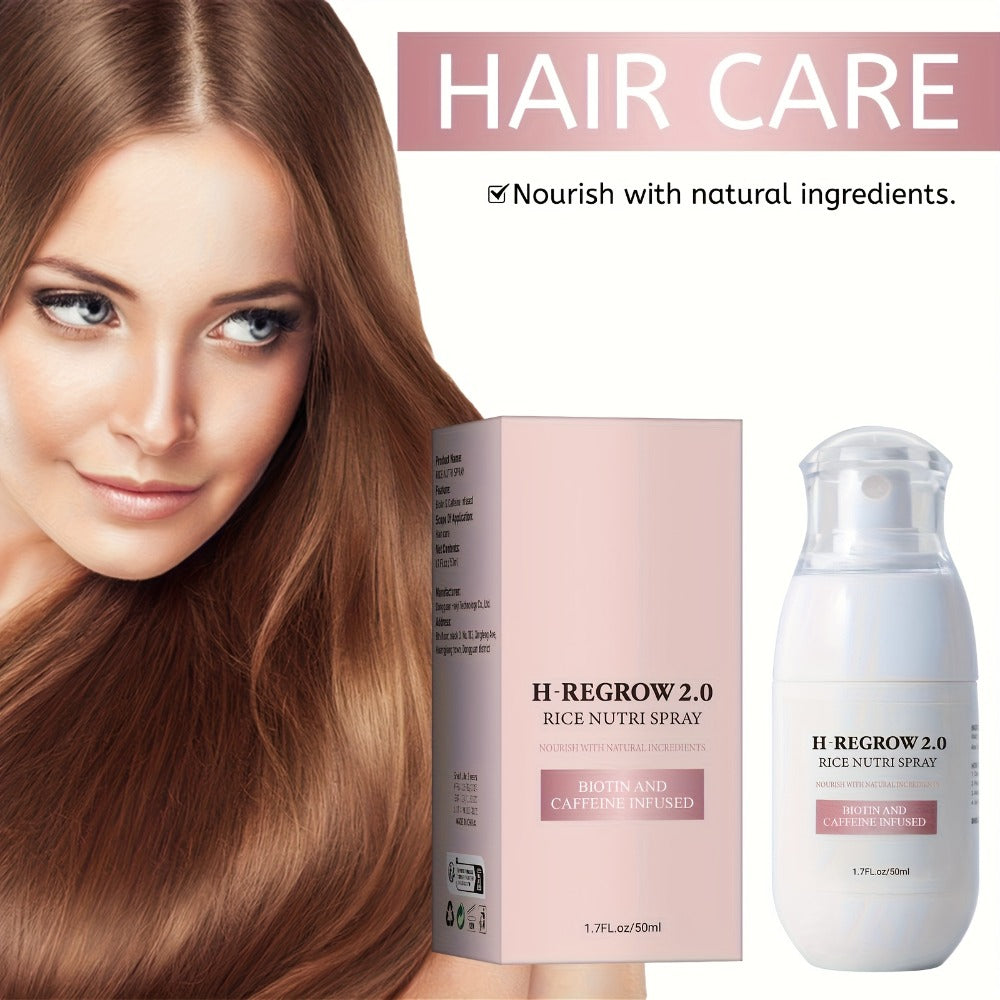 Rice Scalp Spray 4pcs Set — Hydrolyzed Rice Protein & Ginger Root Extract Hair Mist for Scalp Moisturizing, Strengthening & Softening | Lightweight Leave-In | 1.69oz Each - product image