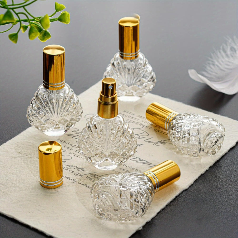 Glass Perfume Atomizer Bottles 15ml 20 Pack Gold Refillable Fine Mist Spray Travel Fragrance Bottles with 5 Funnels and 5 Pipettes for Perfume Cologne Essential Oil Decanting Sampl - product image 6