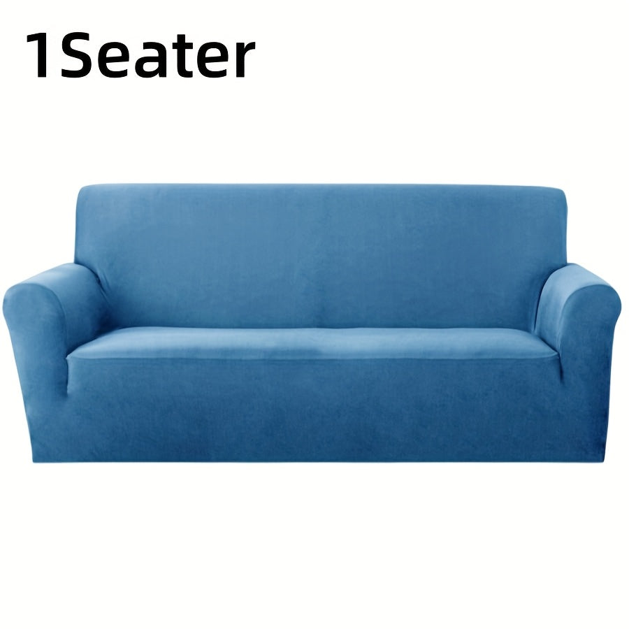 Elastic Anti-Slip Sofa Cover - Stretch Pet Friendly Couch Slipcover with Cat Paw Protection, Easy Care Fabric for Living Room Bedroom Office, 7 Colors 1-4 Seater - product image 38