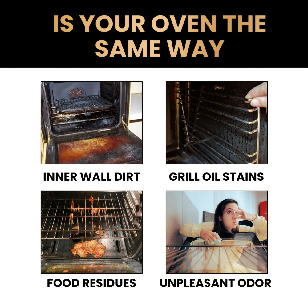 Oven Cleaner Foam Spray 3-Pack Heavy Duty Stove & Grill Degreaser Removes Stubborn Baked-On Grease Stains Gentle Formula Safe for Ovens Stoves Grills - product image 11