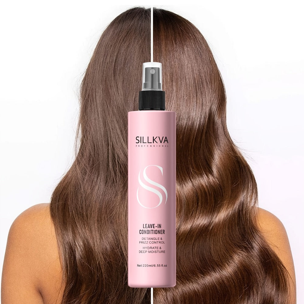 Leave-In Conditioner Spray with Heat Protectant 6.55oz — Deep Conditioning Anti-Frizz No-Rinse Hair Spray, Instant Hydration Shine for Dry Damaged Color Treated All Hair Types Wome - product image