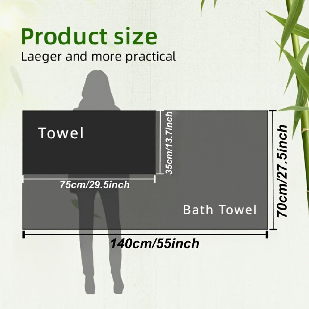 Embroidered Cotton Towel Set 3-Piece – 400g/㎡ Soft Absorbent Lint-Free Bath Towel Hand Towel Set for Home Spa Salon - product image 4
