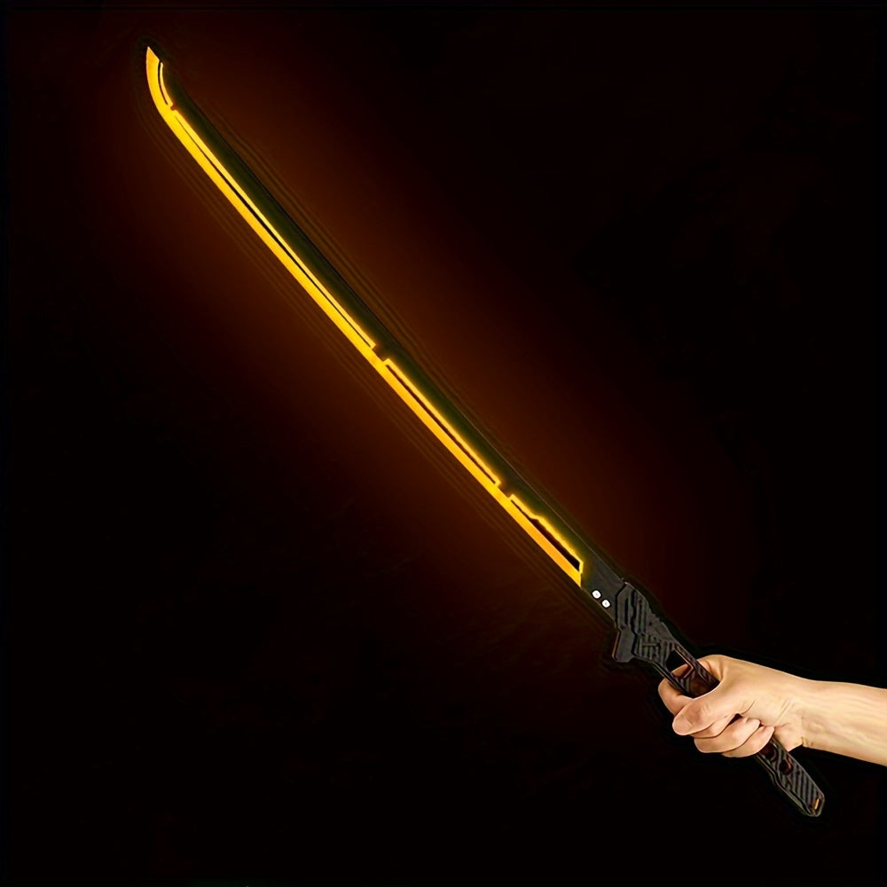 Acrylic Light-Up Blade for Halloween Costume Party Cosplay Sci-Fi Anime Props, Rechargeable Cool Gift for Teens & Adults, 5 Colors – LED Samurai Sword - product image 19