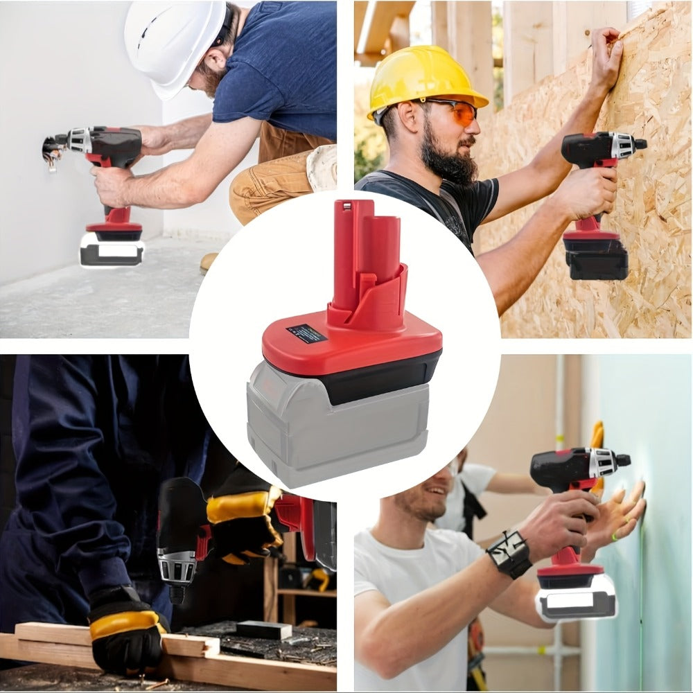 Battery Adapter Converter for Dewalt 20V & 18V Red Tools Li-ion Battery to 12V Power Tool Replacement – Lithium Ion Compatible Adapter - product image 4