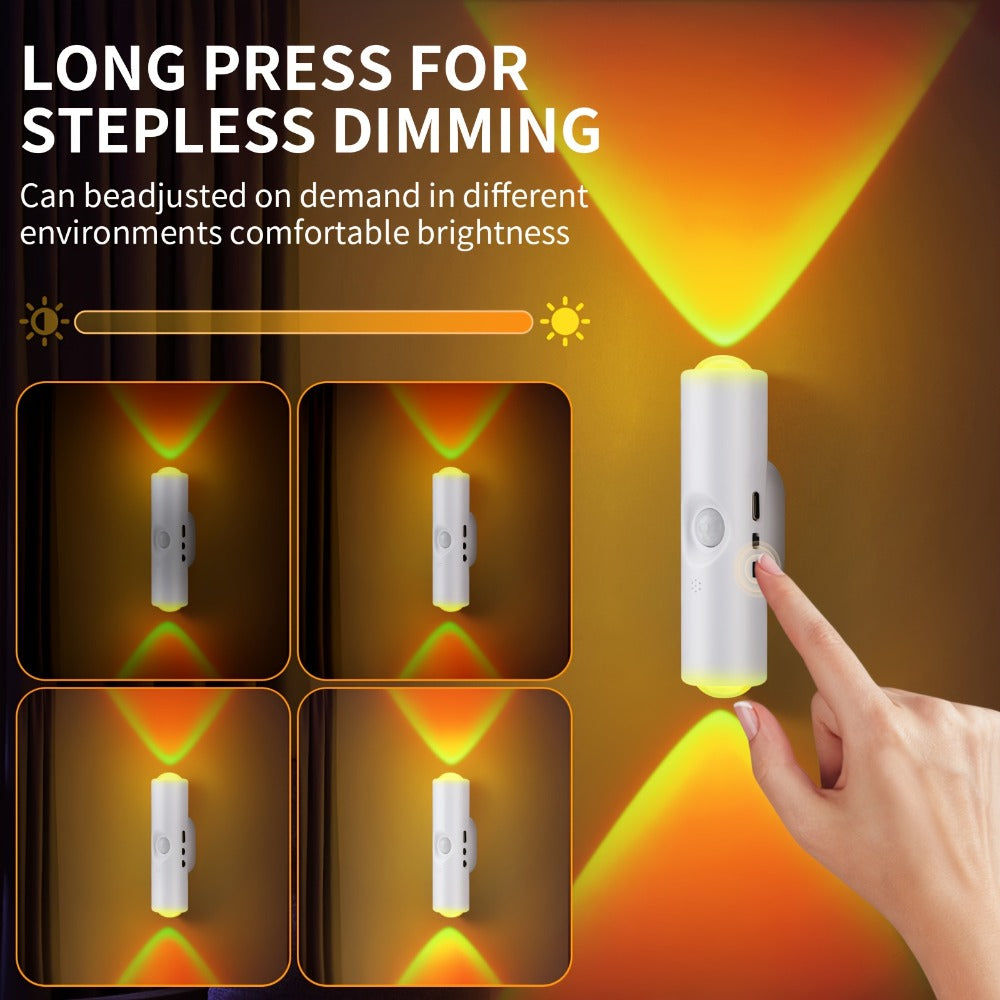 RGB Magnetic Night Light LED Ambient – Multi-Color Motion Sensor, No-Drill Magnetic Install, Long Battery Life for Living Room, Bedroom, Hallway, Stairs & Bar (1pc or 5-Pack) - product image 8