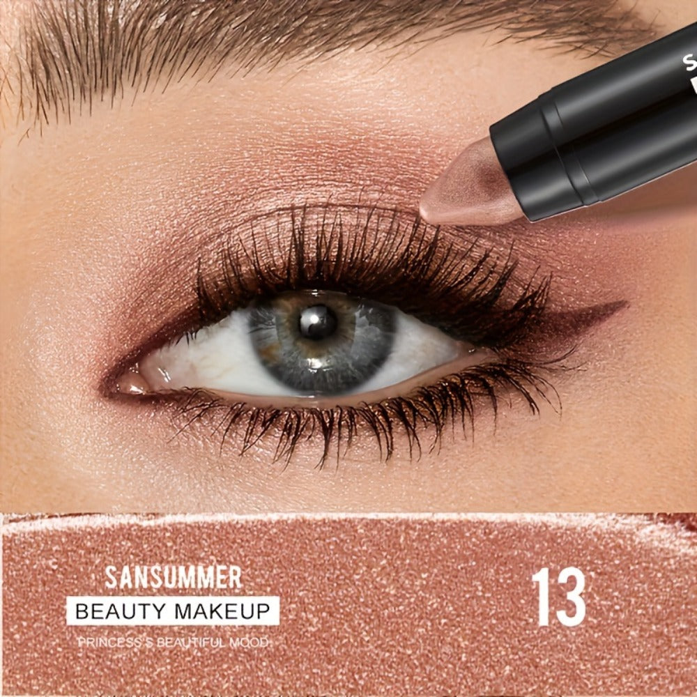 Waterproof Eyeshadow Stick Set 7 Pcs — Pearlescent Matte Shimmer & Metallic Finish, Long-Lasting Creamy Eye Makeup, No-Brush Easy Blendable Formula for All Skin Tones, Women's Beau - product image 7
