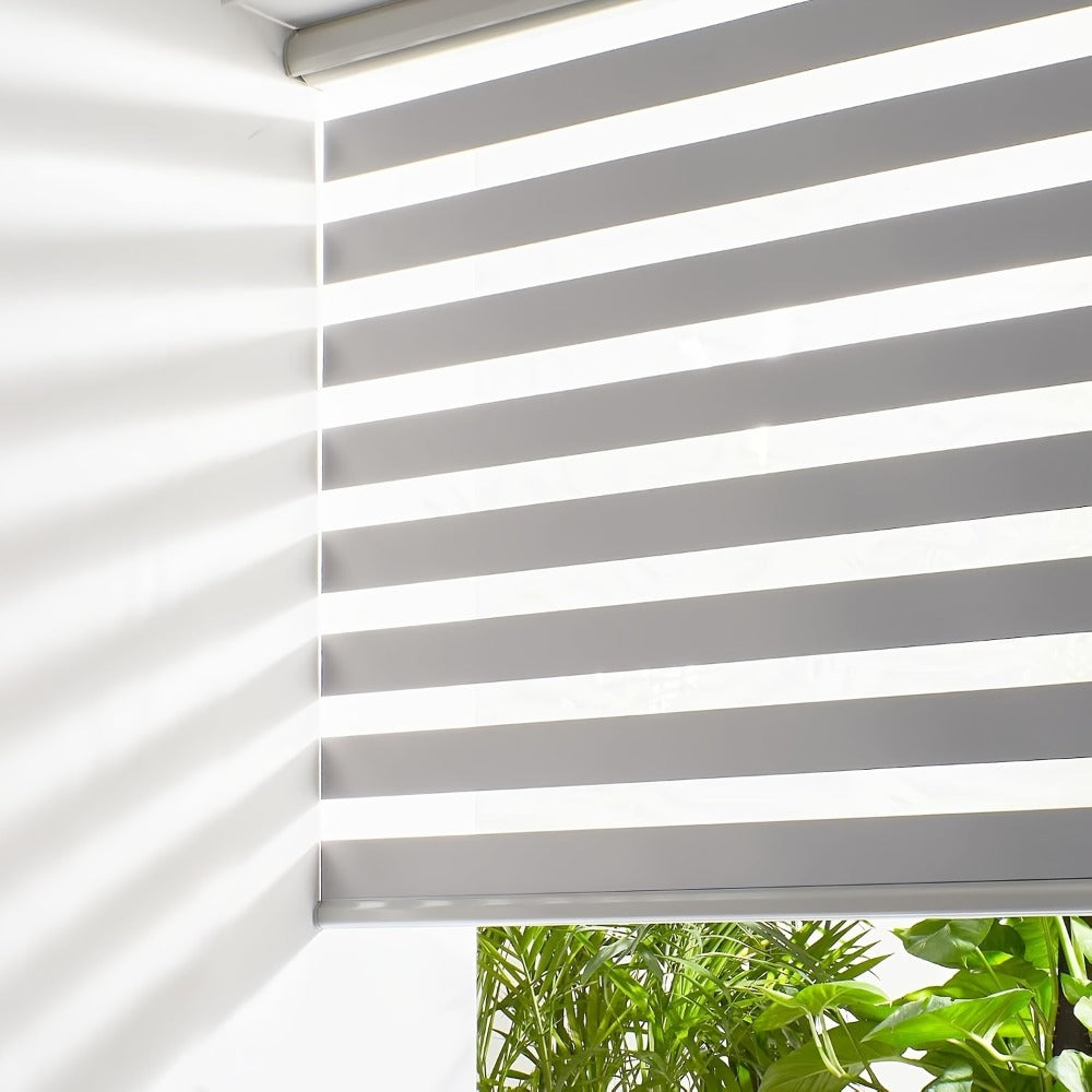 Cordless Zebra Blinds Double Layer Light Control Privacy Window Shades for Bedroom Living Room Office Easy Install Multiple Sizes - product image 4