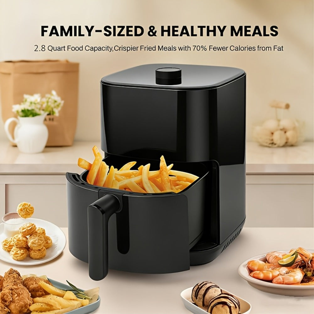 Air Fryer 8-in-1 with LED Touchscreen, 6QT Large Capacity Electric Hot Air Oven, 1350W 360° Hot Air Circulation, Non-Stick Fry Basket, Heat-Insulated Handles, 8 Cooking Presets for - product image 15