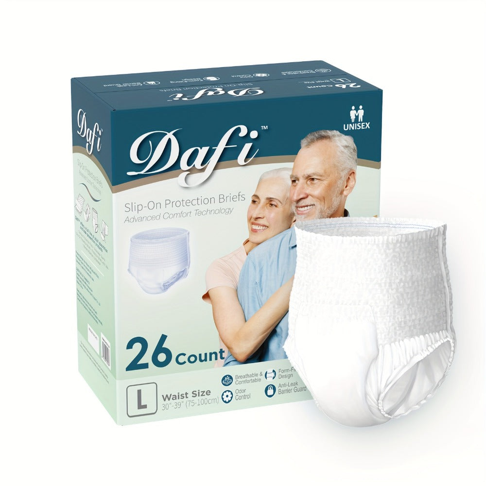 Adult Incontinence Underwear for Women Men Disposable Pull Up Briefs Overnight Bladder Control Maximum Absorbency M L XL 2XL 24 26 28 Count - product image 5