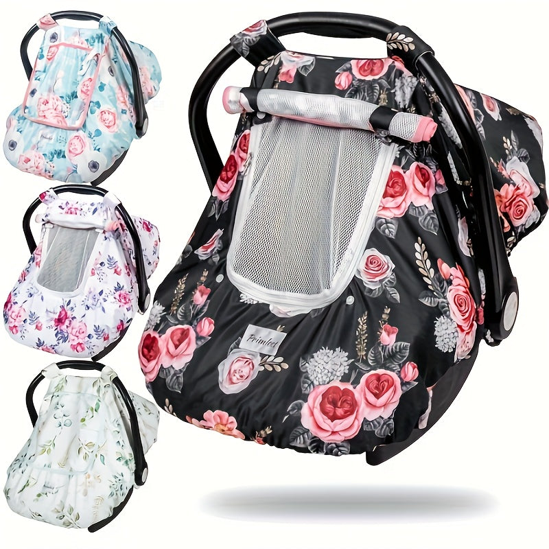 Car Seat Cover for Baby, Minky Baby Car Seat Cover, 3-In-1 Car Seat Cover, Soft and Breathable Car Seat Cover for Infant, Baby Items, Newborn Necessities - product image 9