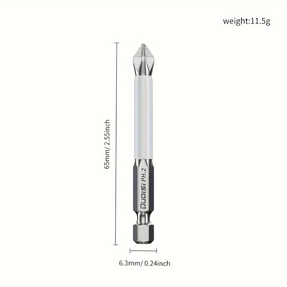 Magnetic Screwdriver Bits Set 6pcs, Phillips Cross Drill Bits with High-Strength Impact Resistance & Non-Slip Design, Electric Screwdriver Bit Kit 25 50 65 70 90 150mm for Power Dr - product image 4