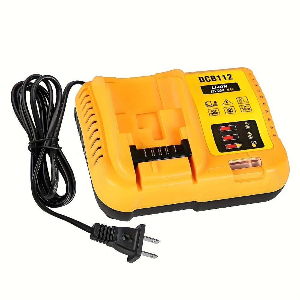 Fast Battery Charger for DeWalt 12V 20V 60V MAX Compatible with DCB120 DCB126 DCB200 DCB201 DCB208 DCB606 DCB609 DCB612 Rapid Charger for DeWalt Cordless Power Tool Batteries - product image 7