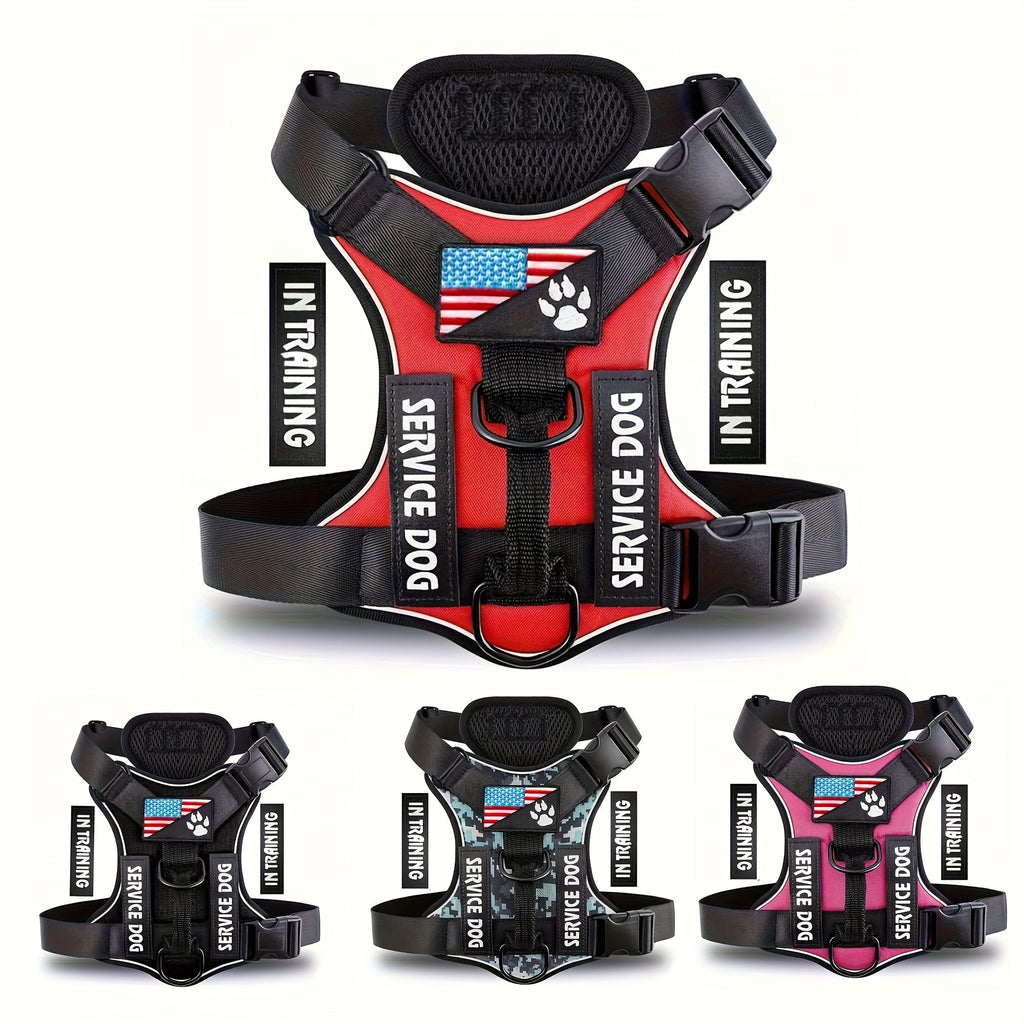 Easy Control for Small Medium Large Dogs XS S M L XL Multiple Colors – Reflective Dog Harness Vest with Handle Adjustable No-Pull Pet Vest for Walking Running - product image