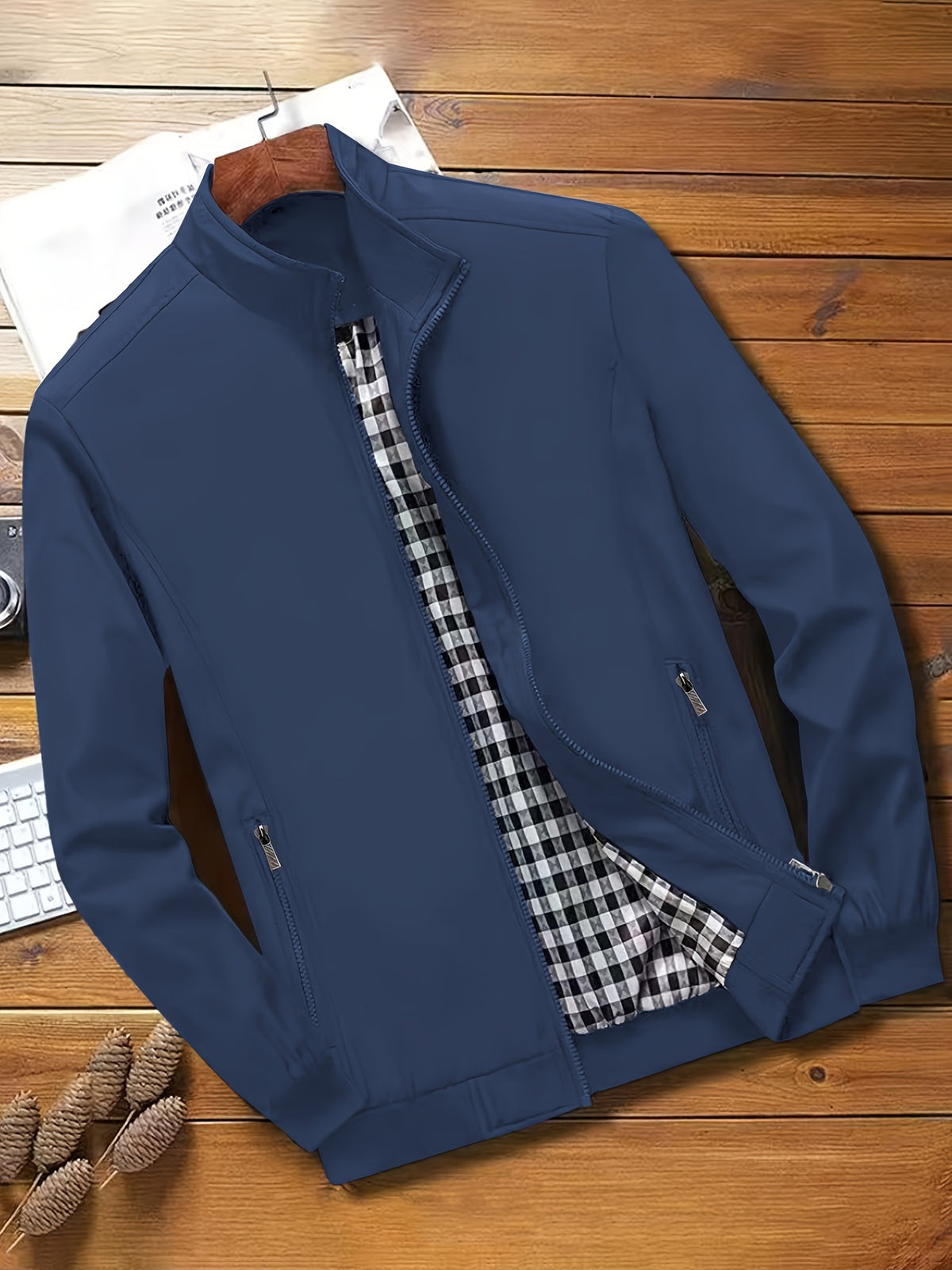 New Men's Jacket Spring Autumn Premium College Style Jacket Outerwear - product image 5