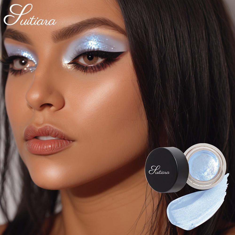 Shimmer Jelly Eyeshadow 2 Pack – Icy Cool Tone Frosty Glow Gel Eye Makeup, Long-Lasting Non-Creasing Blendable Formula, High Shine Luminous Finish for Holiday Party Glam - product image 4