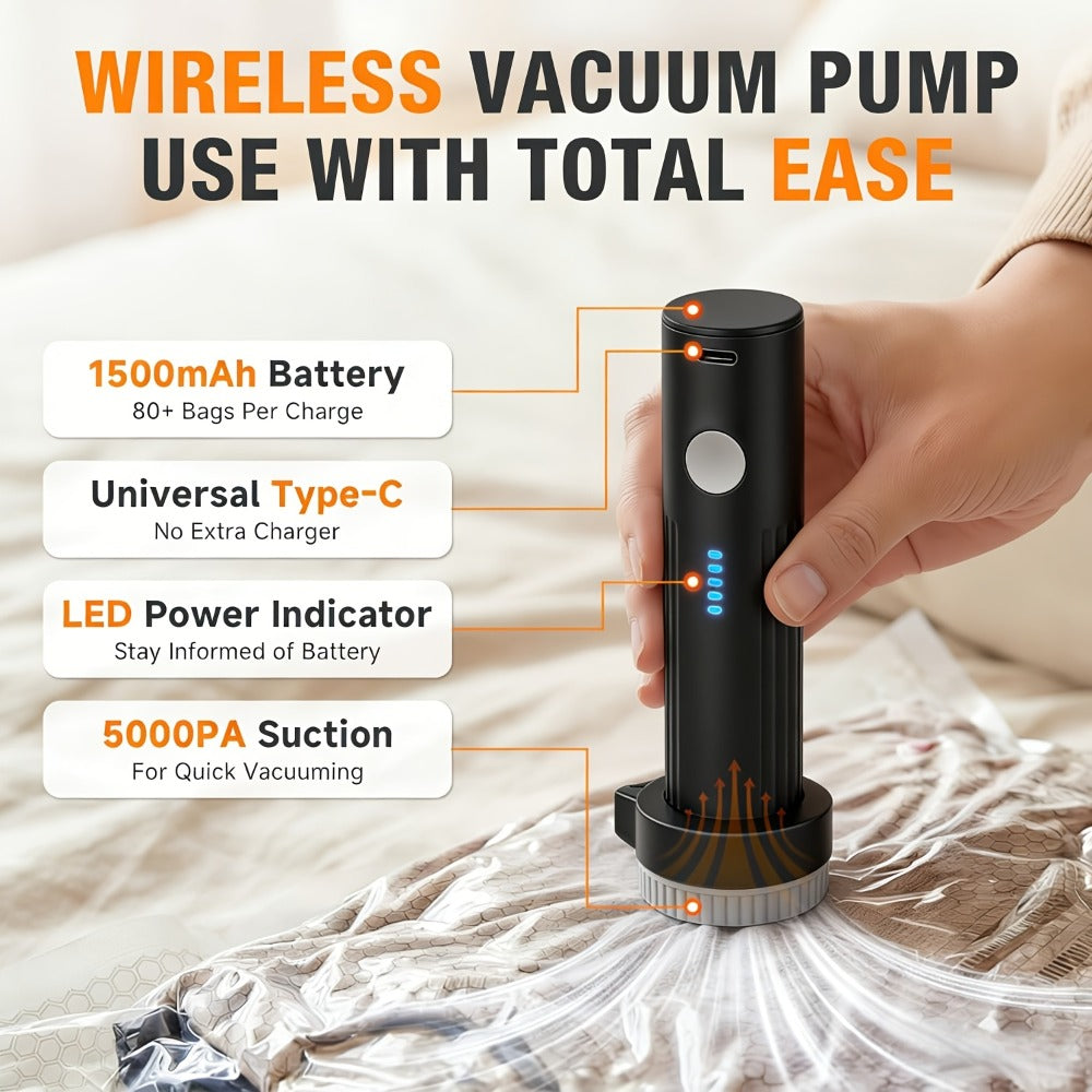 Travel Compression Bags with Pump 24 Pack - Vacuum Storage Pouches for Clothing, Space Saving Packing Bags for Suitcase Backpack - product image 7