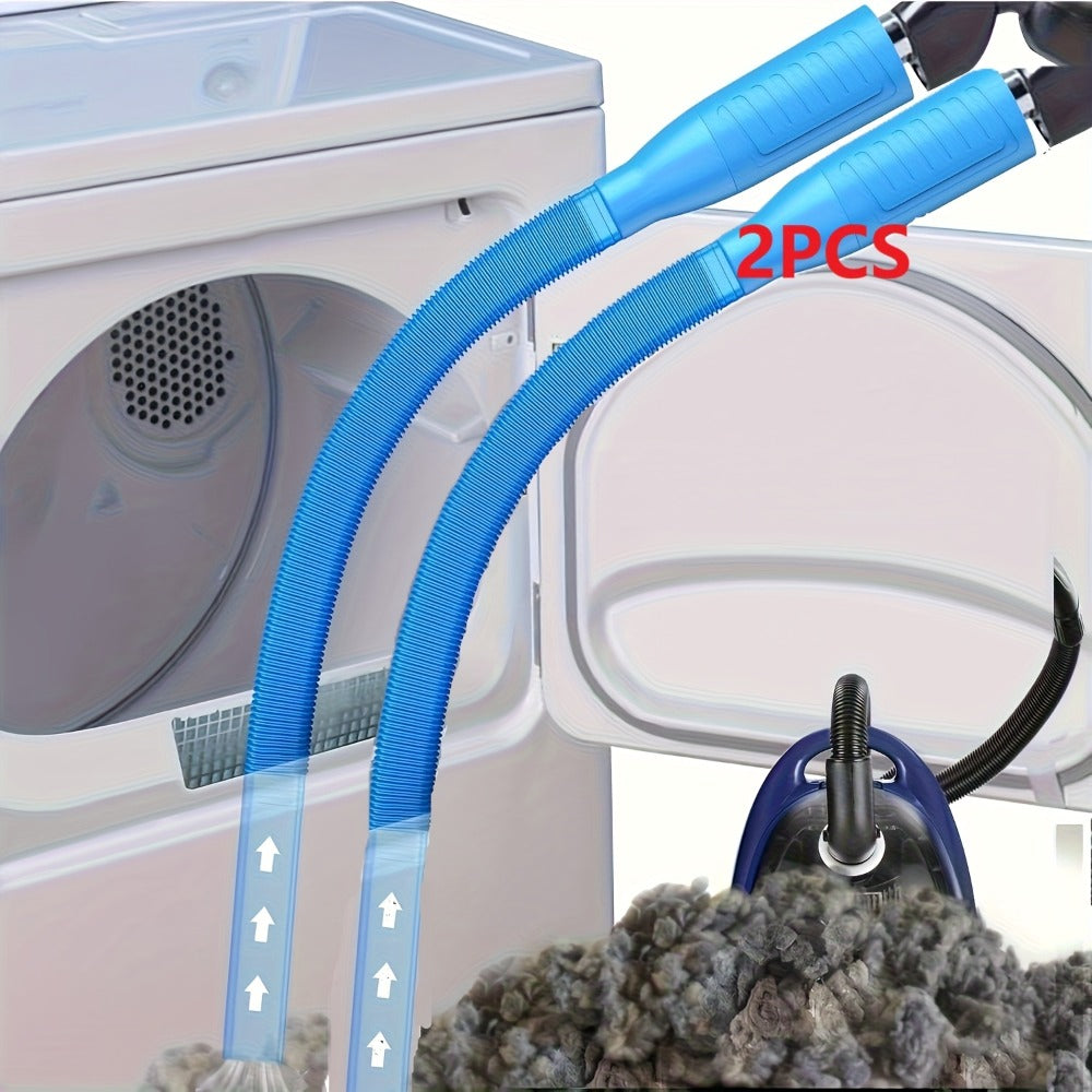 Dryer Vent Cleaner Kit Vacuum Hose Attachment Lint Remover Brush Flexible Dryer Duct Cleaning Tool for Removing Lint Debris Blockage from Dryer Vents and Exhaust Ducts - product image 2