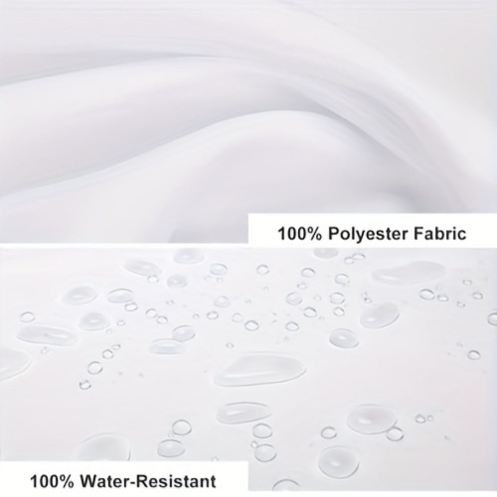Shower Curtain Set Sea Star Shell Design Polyester with 12 Hooks Non-Slip Bath Mat U-Shaped Toilet Pad Lid Cover Bathroom Decor Set - product image 14