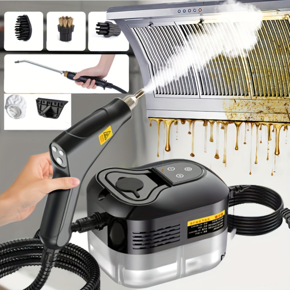 High Temperature Steam Cleaner Handheld Carpet Cleaner High Pressure for Kitchen Grease Sofa Air Conditioner Washing Machine Tile Grout Easy Carry Home Use - product image