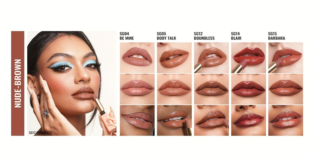 Oulac Nude Satin Lipstick Set 12g Each – Lightweight Moisturizing Full Coverage Cream-to-Satin Formula, Skin-Flattering Nude Lip Color Gift-Ready for Women All Skin Tones (LT-SG Nu - product image 16