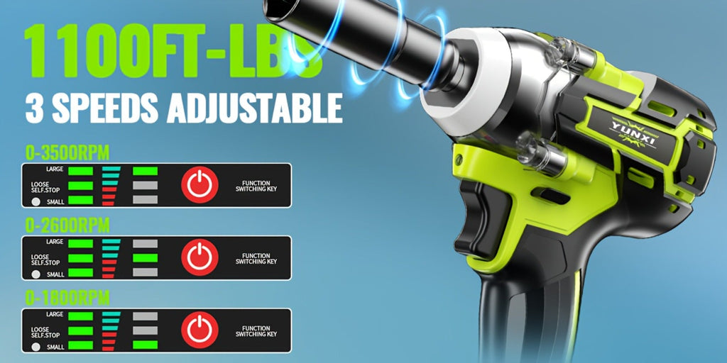 Cordless Impact Wrench Brushless Motor 3-in-1 High Torque – Rechargeable Battery, Lightweight Design, Variable Speed, for Car Repair, Auto Mechanic, Construction, Workshop & Househ - product image 22