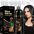 Hair Dye Shampoo 16.91oz (500ml) — 3-in-1 Herbal Formula with Plant Squalane for Instant Gray Coverage, Deep Conditioning & Everyday Cleansing | Fluffy Smooth Finish | Men & Women  - product image 16