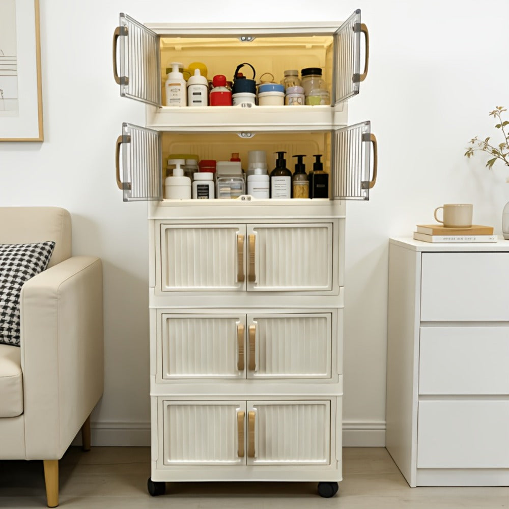 Shoe Cabinet Entryway Organizer – Multi-Functional Foldable Storage Cabinet 3/5 Tier Large Capacity | Space-Saving Closet Organizer for Entrance, Corridor, Bedroom & Living Room |  - product image 10