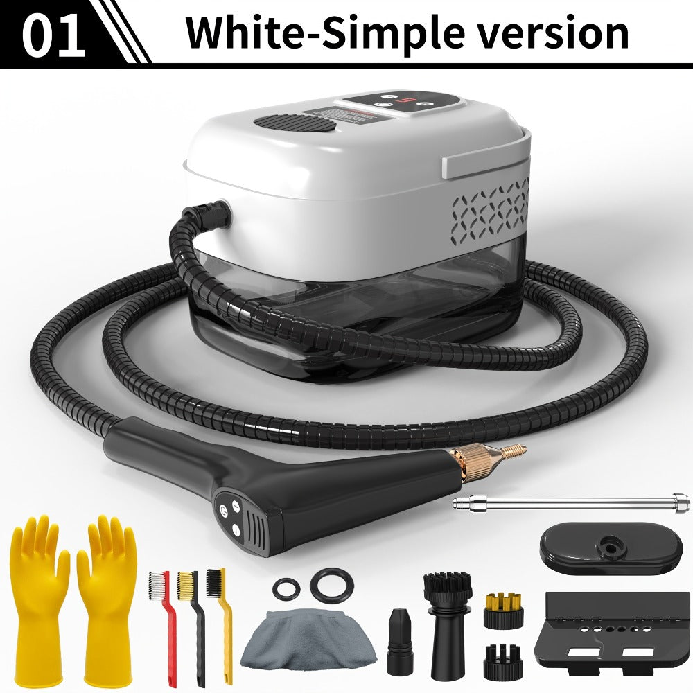 Handheld Steam Cleaner High Pressure High Temperature LCD Multi-Speed for Kitchen Grease Sofa Tile Grout Carpet Home Cleaning - product image