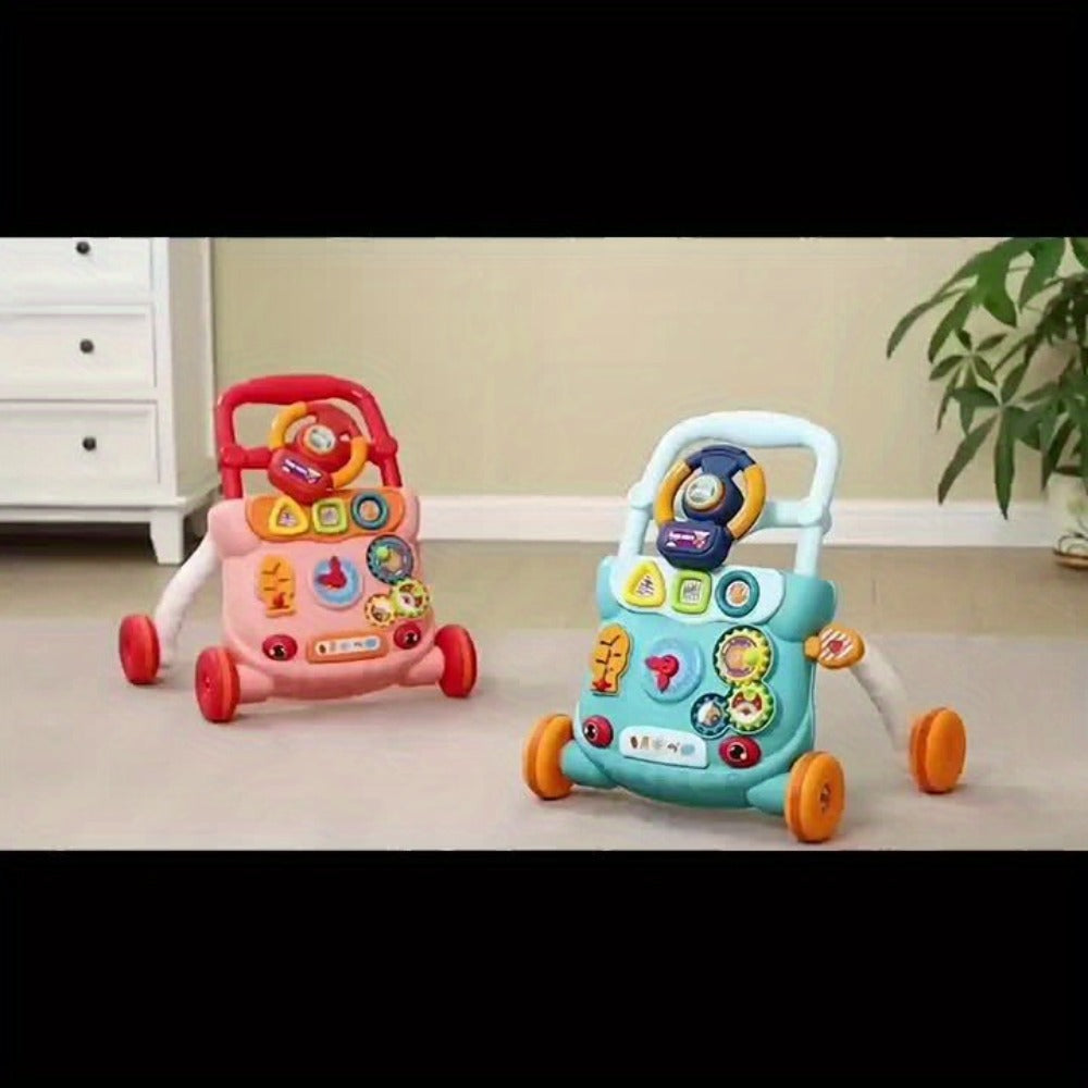 Musical Baby Walker Toy with Anti-Rollover Safety | Multi-Function Sit-to-Stand Activity Center for Early Walking Development, Interactive Learning Push Walker - product image 12
