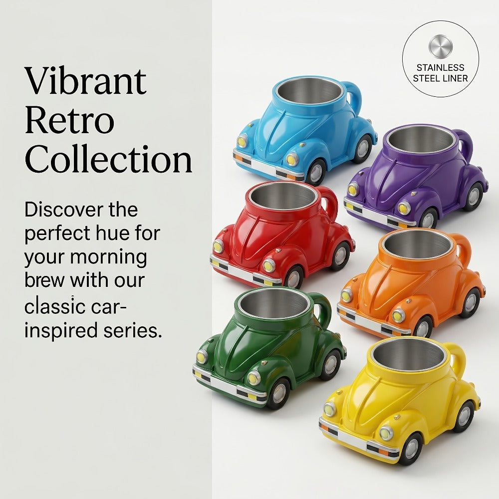 Sports Car Shape Coffee Mug – Fun Novelty Car Shaped Drinking Cup Large Capacity – Unique Tea Cup for Office & Home Decor – Cool Birthday & Christmas Gift for Car Lovers – 6 Colors - product image 2