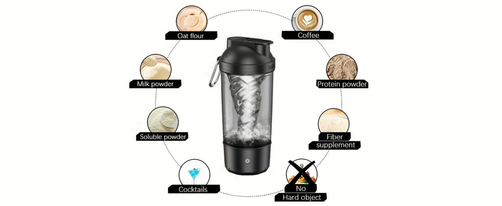 Electric Protein Shaker Bottle 24oz USB Rechargeable Self Stirring Blender Cup BPA Free Portable Gym Mixer for Protein Shakes Meal Replacements Fitness Gift - product image 12