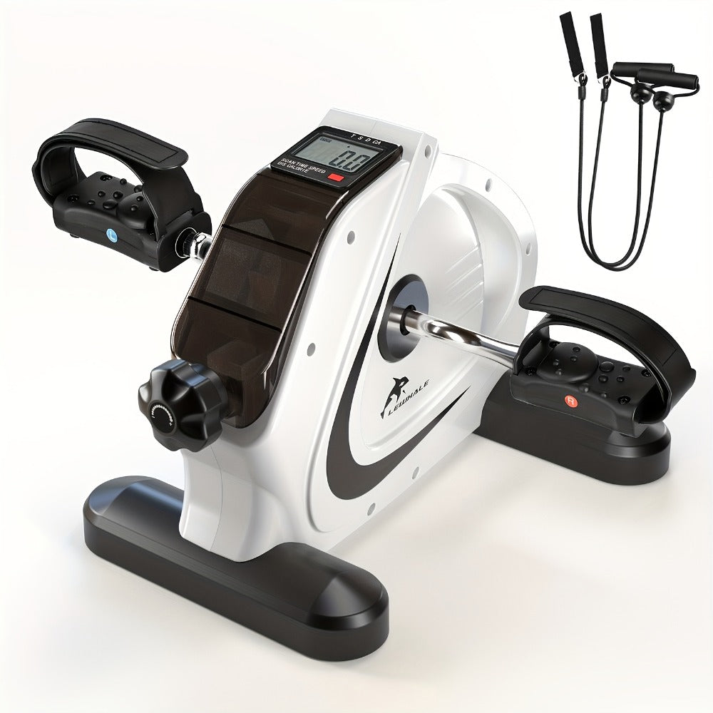 Portable Elliptical Trainer Mini Exercise Bike Under Desk Pedal Exerciser LCD Display 8 Resistance Levels Silent 350lb Capacity Arm Leg Training for Home Office Seniors - product image 5