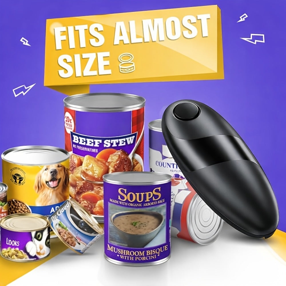 Electric Can Opener One-Touch Automatic – Safe Smooth Edge, Hands-Free Magnetic Lid Lift, Easy Open for Seniors & Arthritis, Universal Fit, Perfect Holiday Gift - product image 9