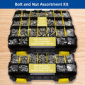 1575pcs 304 Stainless Steel Nuts and Bolts Assortment Kit – Pan Head Flat Head Screws Nuts Washers with Double-Sided Storage Box for Home & Mechanical Repairs - product image 25