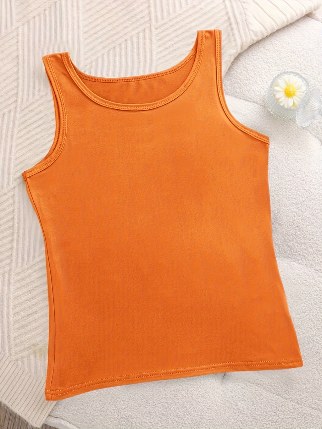 6pcs Women's Soft Sticky Blouses - Sleeveless Shirts with Semi-Sheer Adhesive Top Layer (No Padding), Breathable All-Season Vest for home & Layering - product image 25