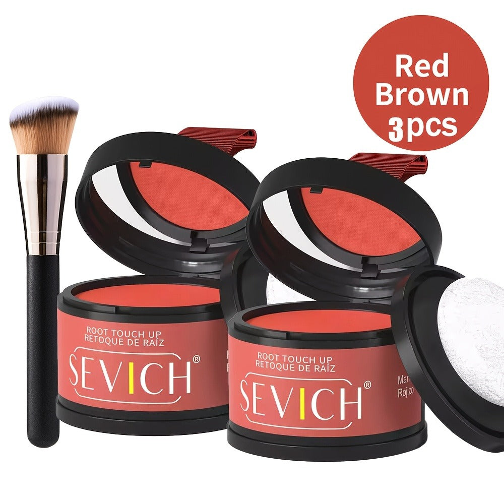 Root Touch Up Hair Powder for Thinning Hair & Gray Roots — Instant Hairline Concealer Shadow Topper, Long-Lasting Resistant Formula, 13 Shades, 2/3pcs Kit for All Hair Types Women  - product image 21