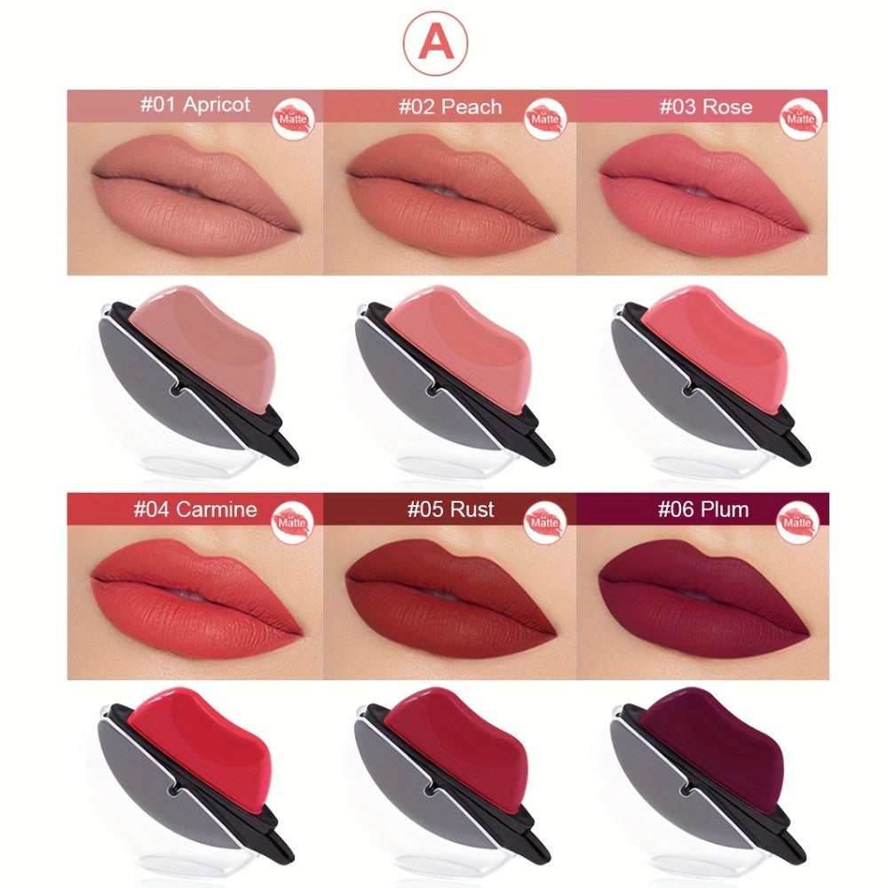 Color Changing Lipstick Set 6pcs Matte pH Reactive Lip-Shaped with Jasmine Scent - Non-Fade Long-Lasting Velvety Formula, Multi-Shade Lip Makeup Gift Set for Women & Girls - product image 7
