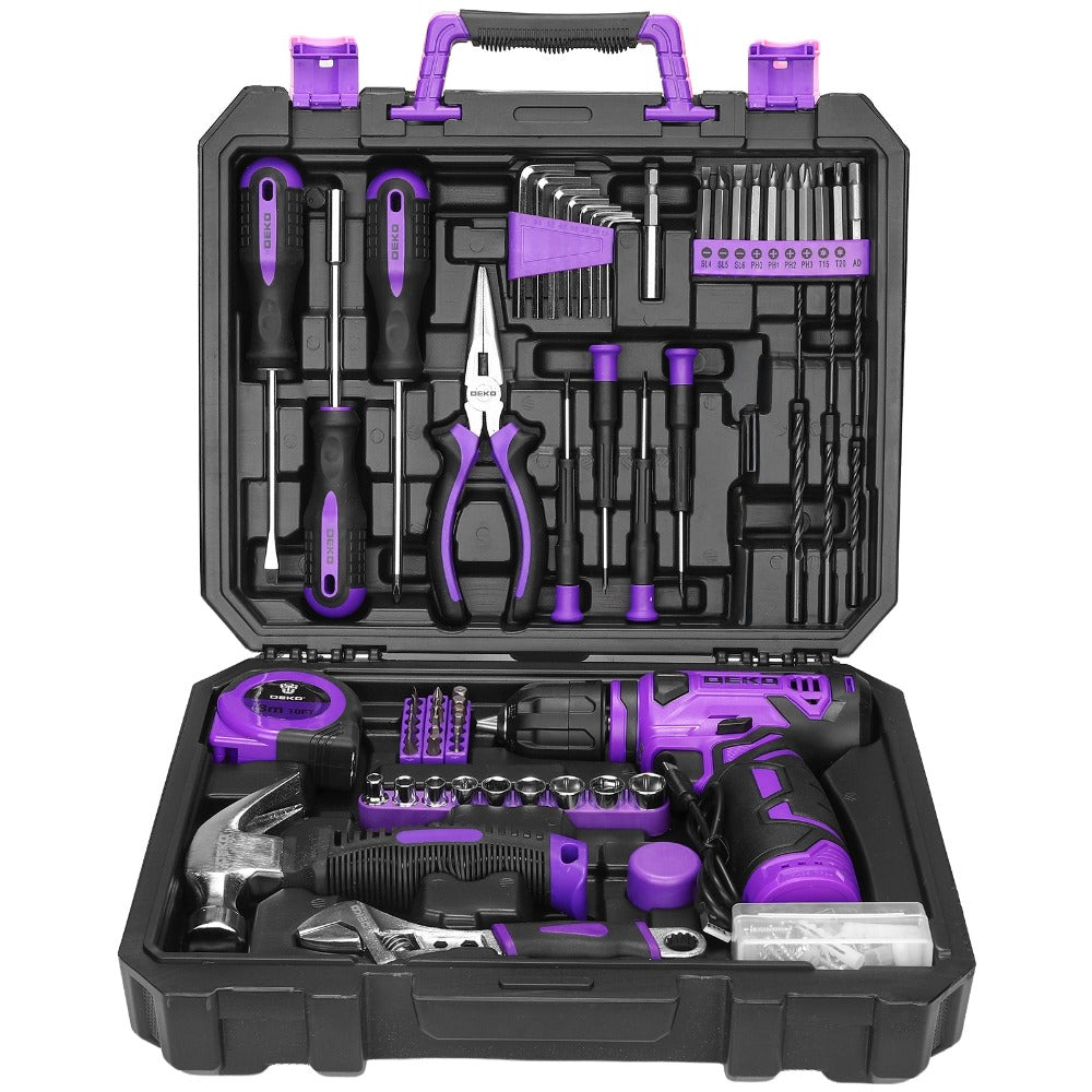 Cordless Drill Tool Kit 119/151PCS – 8V/12V Electric Power Drill Set with Screwdriver, Hammer, Wrench | All-in-One Home Repair & DIY Hand Tools for Women | Perfect Gift - product image 12