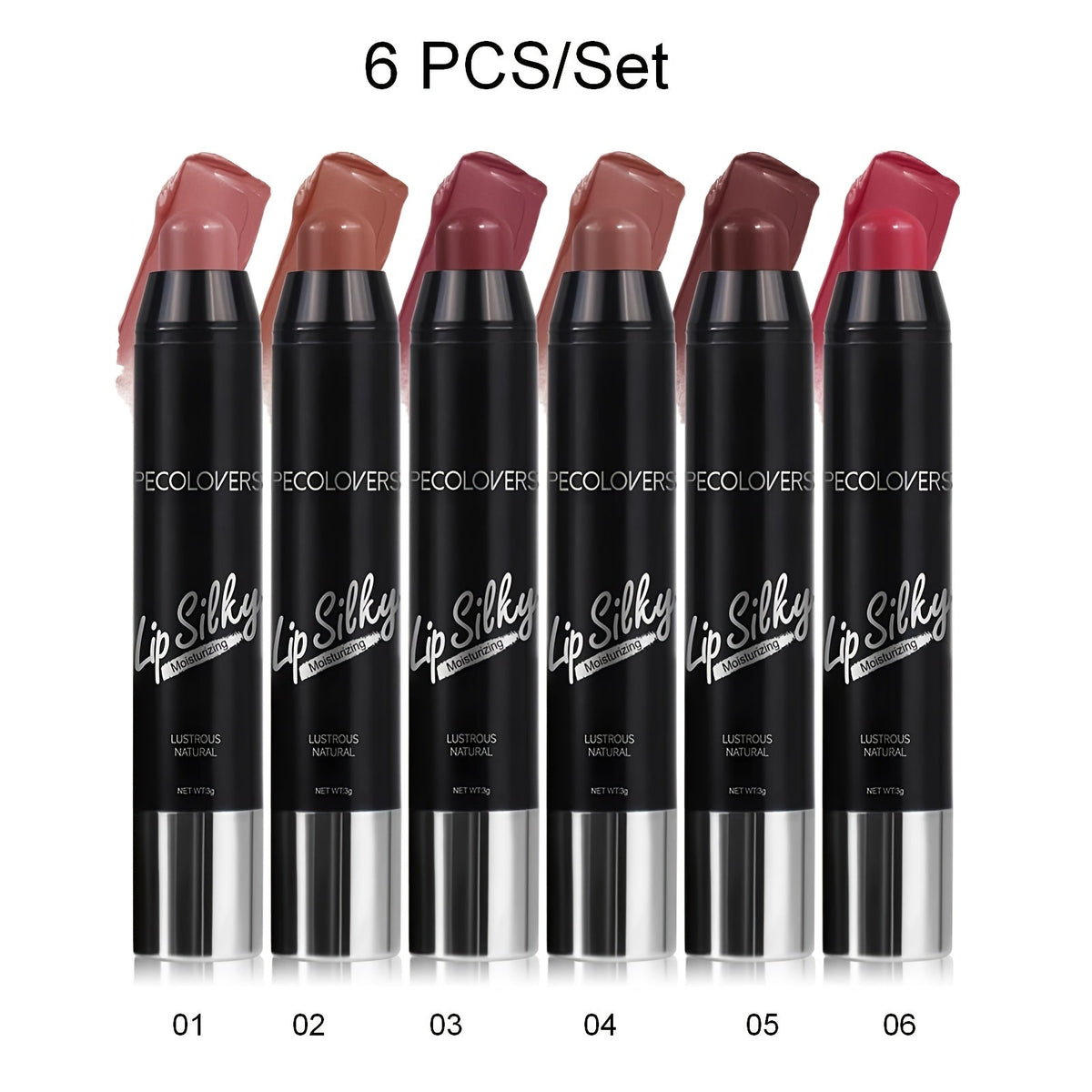 Red Lipstick Set 6pcs Waterproof — High Pigment Long-Lasting Lip Color with Moisturizing Balm, Bold Red Berry Coral Shades for All Skin Tones, Daily & Special Occasion Makeup Gift - product image 9