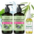 Rosemary Mint Hair Care Set 3pcs – Shampoo Conditioner & Essential Oil with Rosemary Extract | Moisturizes Hair & Nourishes Roots | Unisex All Hair Types | 3.38oz + 3.38oz + 1.01oz - product image 8