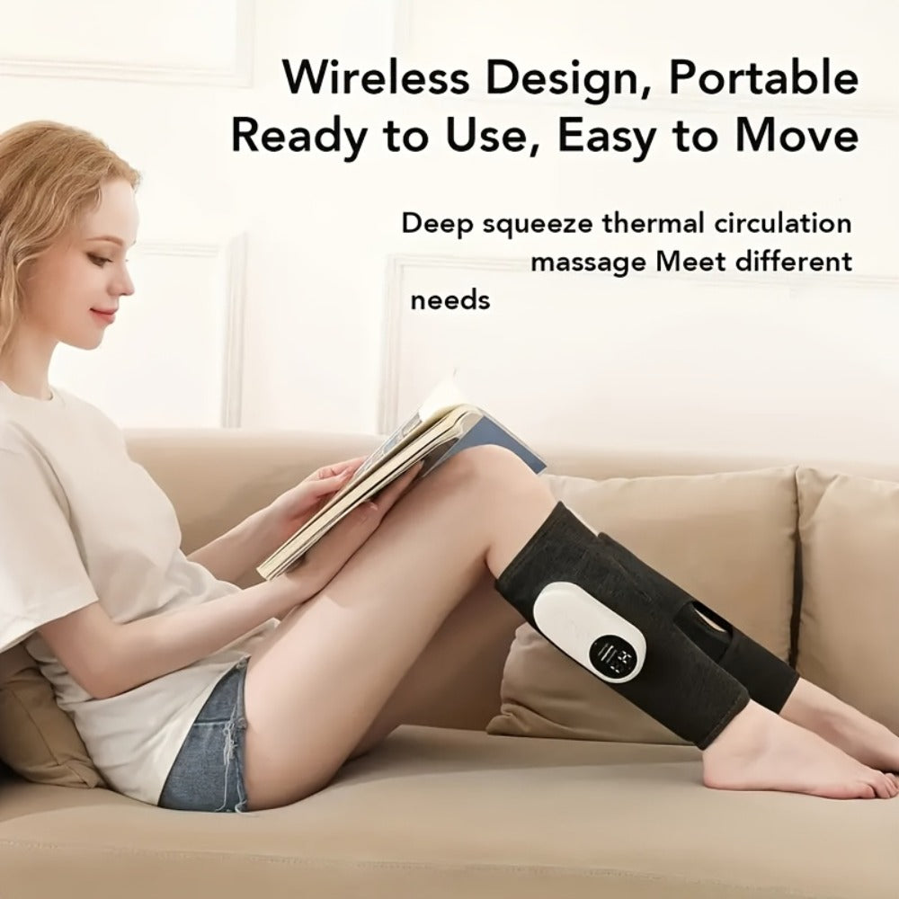 Air Compression Leg Massager – Cordless Calf & Foot Massager with 3 Intensity Levels for Legs, Thighs, Knees & Feet | Circulation Booster, Holiday Gift for Women & Men - product image 13