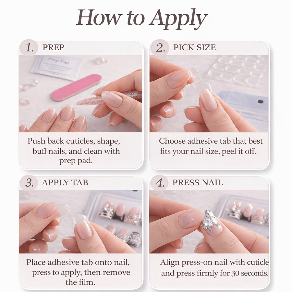 Leopard Skull Press On Nails Short Duckbill 10pcs – Handmade Rhinestone Zebra Bowknot Snake Acrylic Nail Kit with Tools | Edgy Party Daily Wear Nail Art for Women S M L 2026 Trends - product image 10